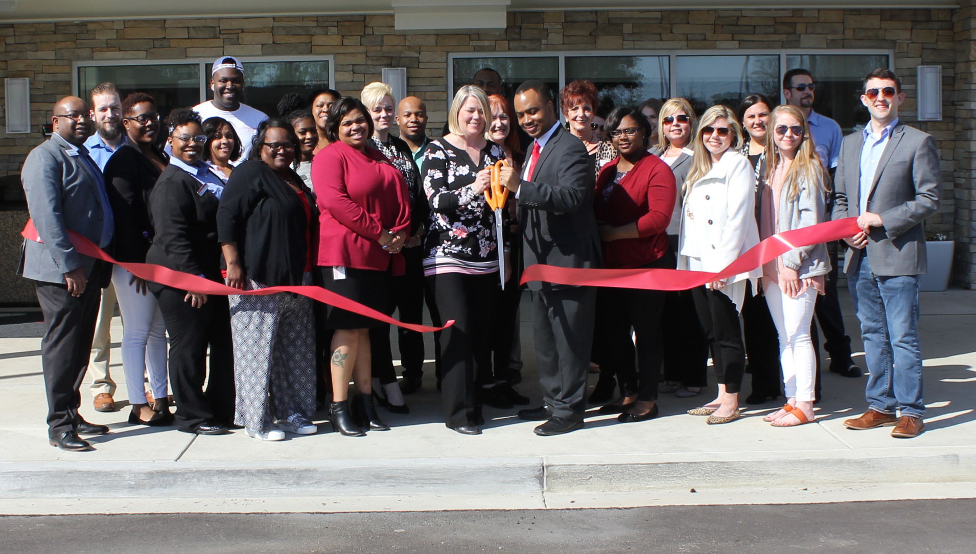 Town Place Suites ribbon cutting held